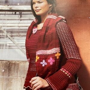 Oilily Vintage Sweater Wool Blend Nordic Scandi Italy Medium GORGEOUS!